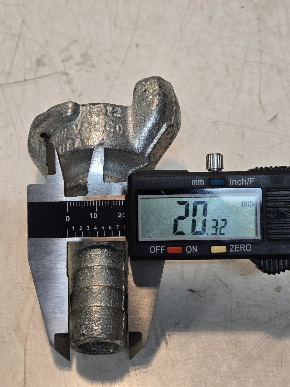 5 Quantity of Dixon Air King AM6 2 Lug Universal Air Coupling 3/4" Barb (5 Qty)