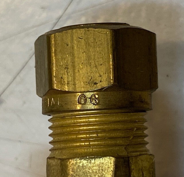 8 Quantity of Imperial 06 90-Degree Elbow Fittings 17mm Thread (8 Quantity)