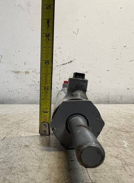 Double-Acting Hydraulic Cylinder 20-1/4" Two Threaded Ends Steel Ram