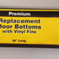 6 Qty. of M-D Building Products 36" Door Bottom W/Vinyl Films 47000 (6 Qty)