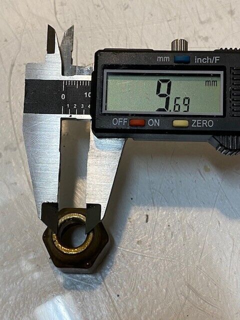 20 Qty of Burnett Brass 3/8 FGD Flare Nuts RN4E 14mm Thread 22mm OD (20 Qty)