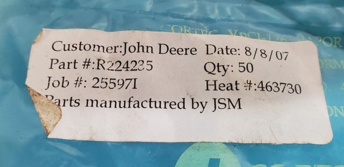 50 Qty of John Deere Steel Round Hole Washers R224235 | 25597I | 463730 (50 Qty)