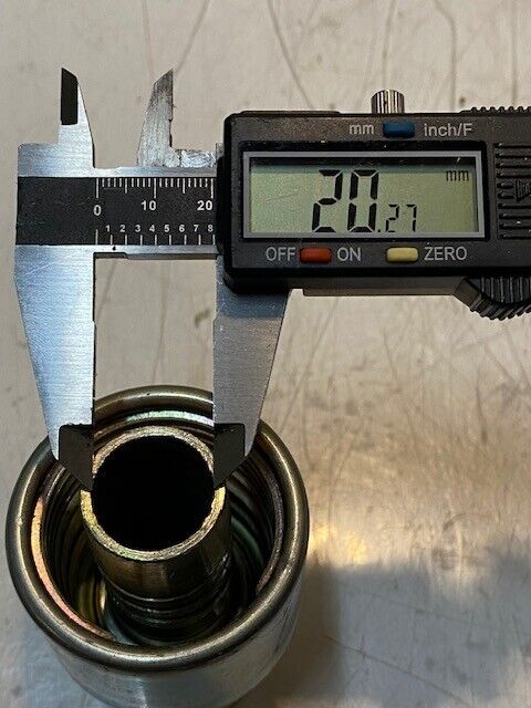 Gates 16G-16MP Hydraulic Hose Fitting 20mm ID 54mm OD 24mm Male ID