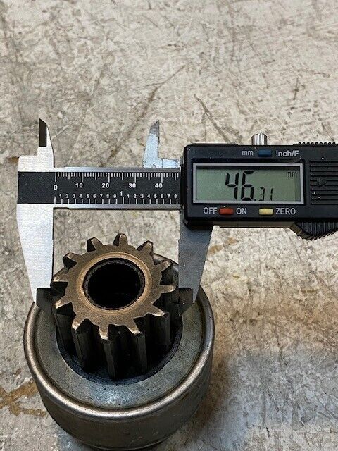 12-Spline Pinion Starter Drive 4" Tall 19mm ID 75mm OD