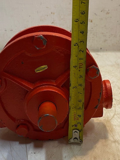 Wesco Industrial Hand-Operated Red Rotary Drum Transfer Pump Section Piece