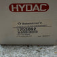 Hydac Filter Betamicron 4 | 1253092 | 6" Long 3-1/2" Diameter 48mm Bore