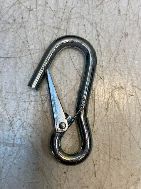 Bag of 50 Heavy Duty Steel 4-Inch Utility Safety Snap Hooks Made in Taiwan
