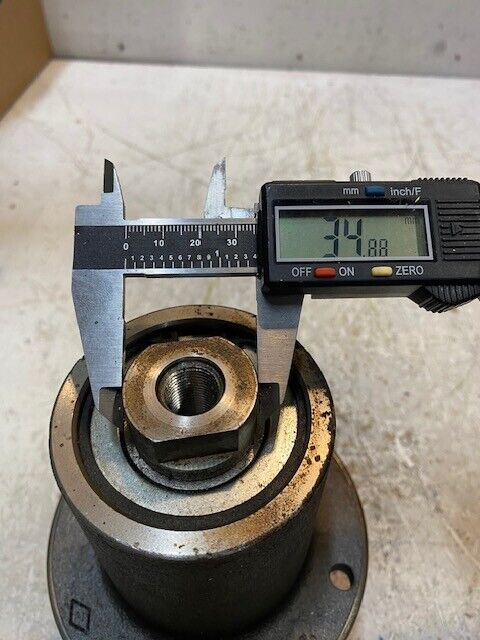 Cast Iron Spindle Assembly ODD 1166 | 1-1/4" Shaft 25mm Dia. 11mm ID