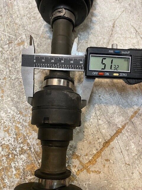 NTN CV Joint Axle 87LAC BONI487 25" Long 3-3/8" Shaft 25-Spline 22mm End