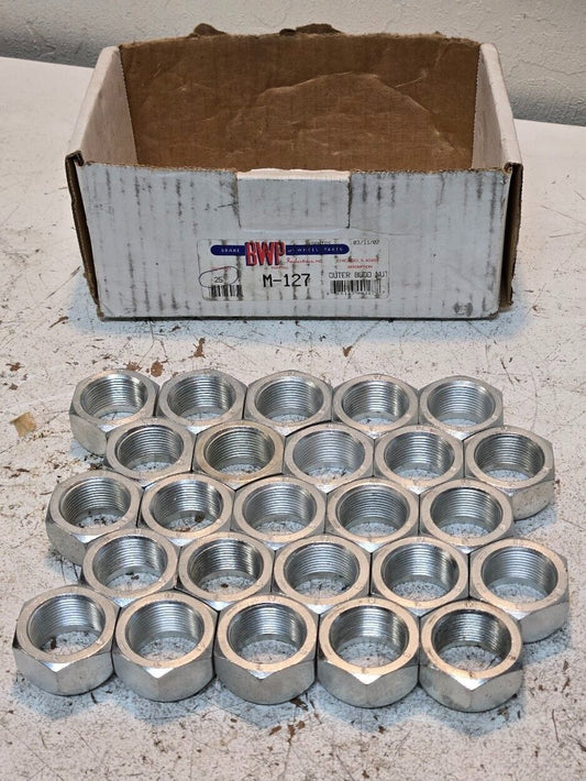 25 Quantity of BWP M-127 Outer Budd Nuts LH 688113001277 (25 Quantity)