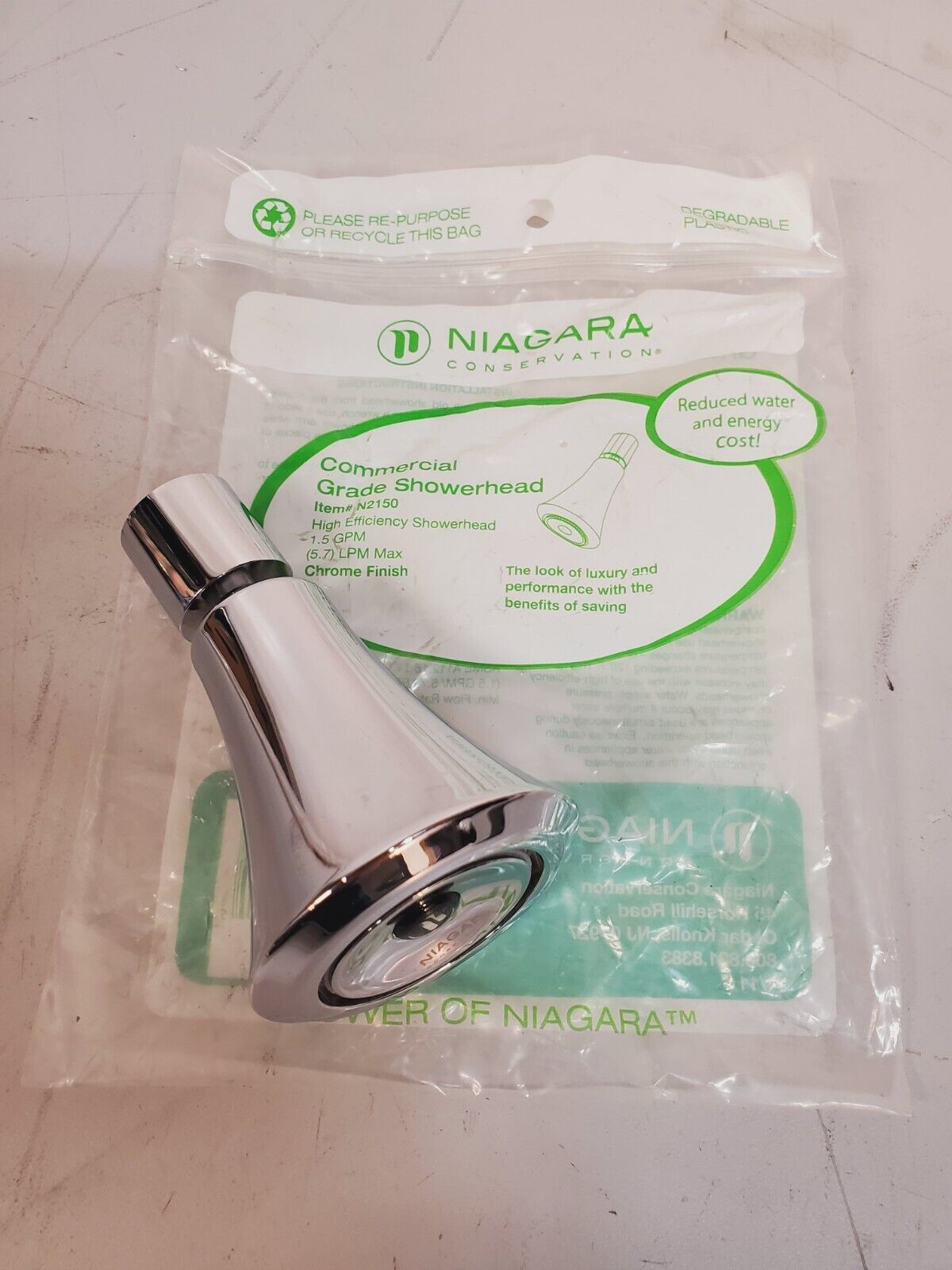 Niagara Conservation  Luxury Commercial Grade Showerhead 732