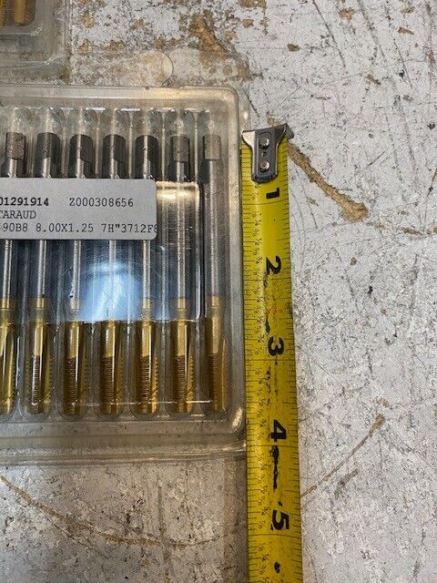 30 Qty of Armor Taraud Carbon Steel Hand Taps 8.00x1.25 | 01291914 (30 Qty)