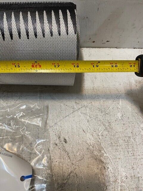 8 Quantity of Conveyor Belts w/ Zippers 18" W 100" (8'4") L ACFA000298  (8 Qty)