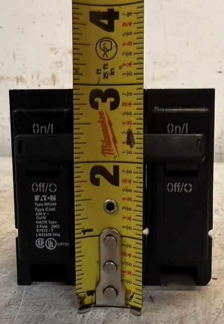 Eaton BR340, 3 Pole Plug-On Thermal Magnetic Minature Overload Protection