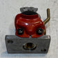 441014 Gladhand, Emergency, Aluminum Body with Shut Off, Red