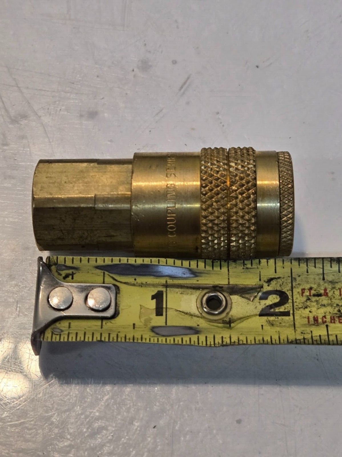 2 Quantity of Perfecting Coupling Series F 1/4" Quick Couplings 1/4" MPT (2 Qty)