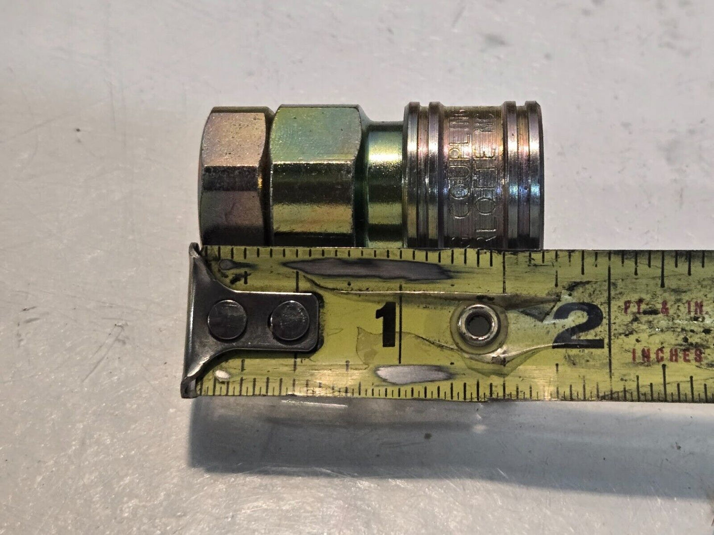 3 Quantity of Perfecting Coupling Series V Quick Connect 1/4"-18 x 1/4" (3 Qty)