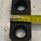 7 Quantity of Block Clamp Halves 4" Long 1-7/8" Wide 1" Thick 25mm Bore (7 Qty)