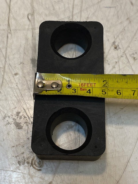 7 Quantity of Block Clamp Halves 4" Long 1-7/8" Wide 1" Thick 25mm Bore (7 Qty)