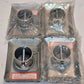 4 Quantity of Trailer Jack Feet 6-1/4"x4-1/4" for 2" Tube for Curt 28272 (4 Qty)