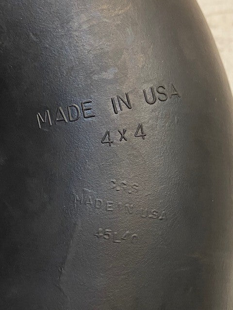 Rubber Intake Elbow 4x4 | 45L40 | 45 Degrees | 7" Tall