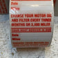 5 Quantity of Oil Change Static Cling Rolls 970065 3-1/4" Dia. (5 Quantity)