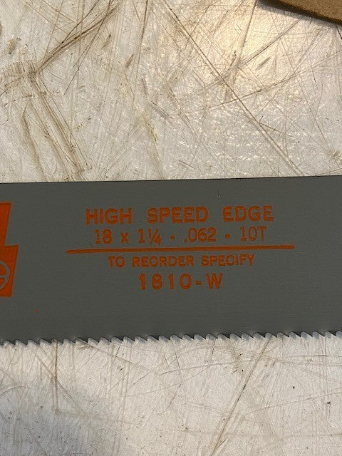 5 Quantity of Marvel Armstrong-Blum High Speed Edge 18 x 1-1/4 | 1810-W (5 Qty)