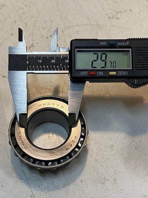 3 Quantity of Peer M86649 Tapered Roller Bearings 57mm OD 30mm Bore (3 Quantity)