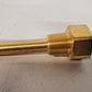 5 Qty. of Brass Thermowells 3.5" Stem Length x 1-1/4" OD (5 Qty)