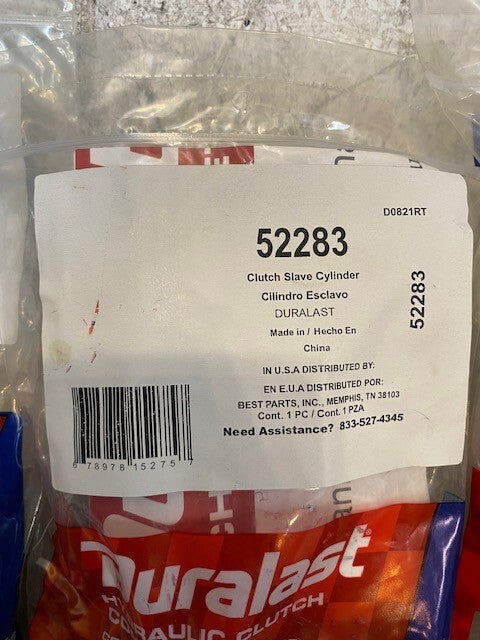 2 Quantity of Duralast 52283 Clutch Slave Cylinder (2 Quantity)