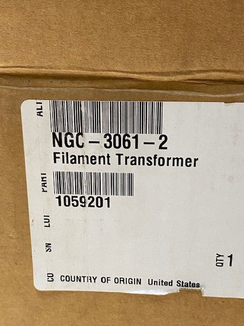 TurboChef NGC-3061-2 Filament Transformer Kit 230V, 50HZ