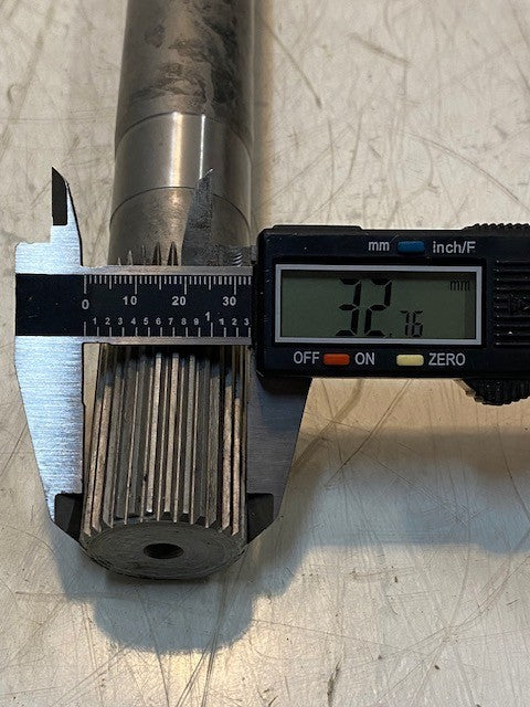 Vehicle Axle Shaft Assembly K22 | 24" Long 33mm 30-Spline 35mm Shaft 19mm End