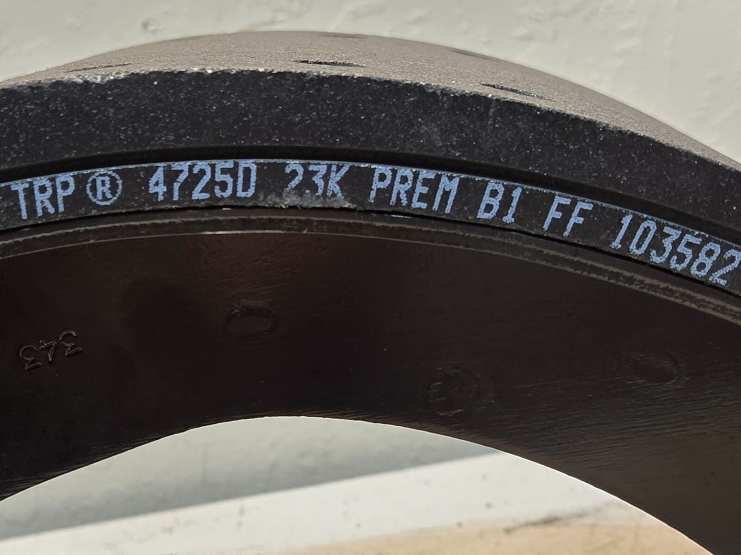 TRP Brake Shoe 4725D 23K PREM B1 FF 103582 | 2148561 for Bendix 819706 | 33911 B