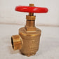 BH 1-1/2" NPT 300 Brass Threaded Fire Hose Valve | Listed 37WL