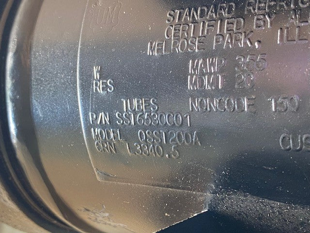 Standard Refrigeration Co. Condenser Heat Exchanger SST6530C01 | QSST200A