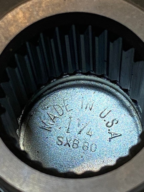 Heavy Duty Impact Socket Cam Input Shaft Assy. Pump 1-1/4 SXB 80 | 29mm Bore