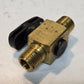 5 Quantity of Quarter Turn Plug Valves 1/4"x1/4" MPT for Parker PV607-4 (5 Qty)
