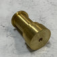 Brass Fire Hose Rack Nozzle No Thread Connection 55mm Top OD 10mm ID 49mm Bottom