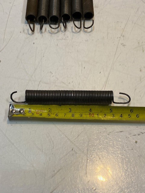 15 Qty of Springs w/ Hook on the Ends 6" Long 4-1/4" Spring 18mm OD (15 Qty)