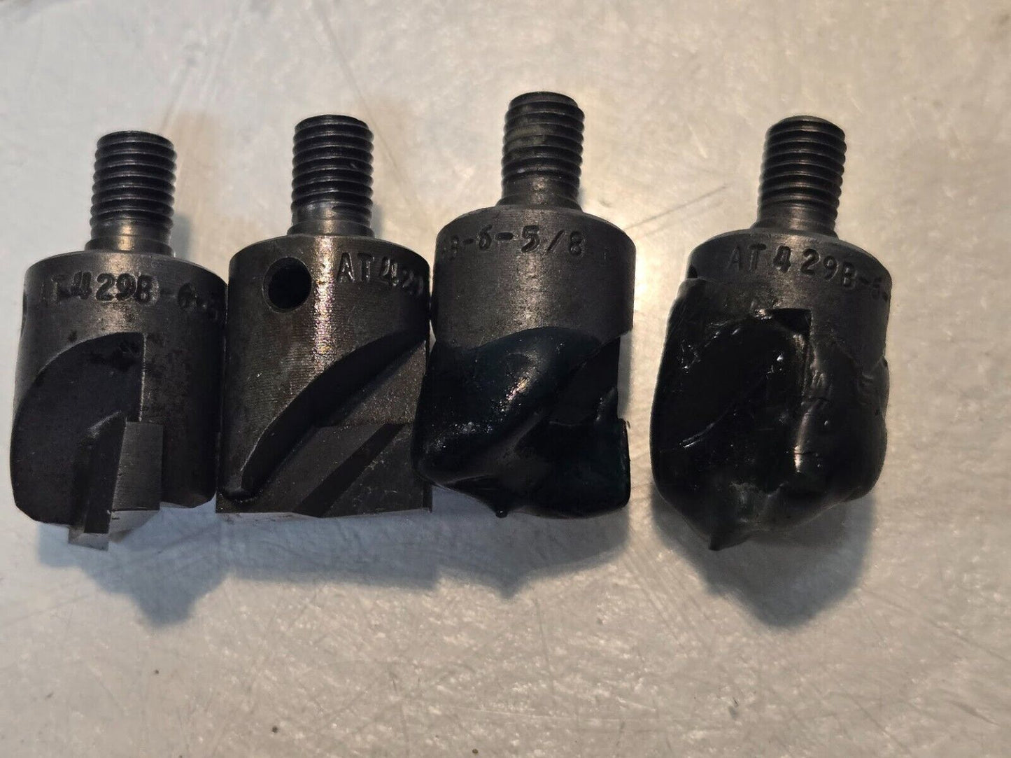 4 Quantity of AT429B-6-5/8 Bits 5/8" Diameter for Micro Miller | 1/4"-28 (4 Qty)
