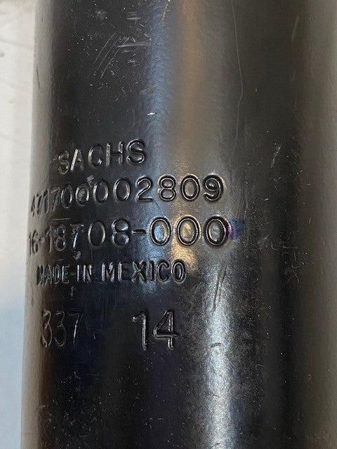 Sachs Shock Absorber 16-18708-000 | 471700002809 | 17" Long 19mm Bore 75mm OD