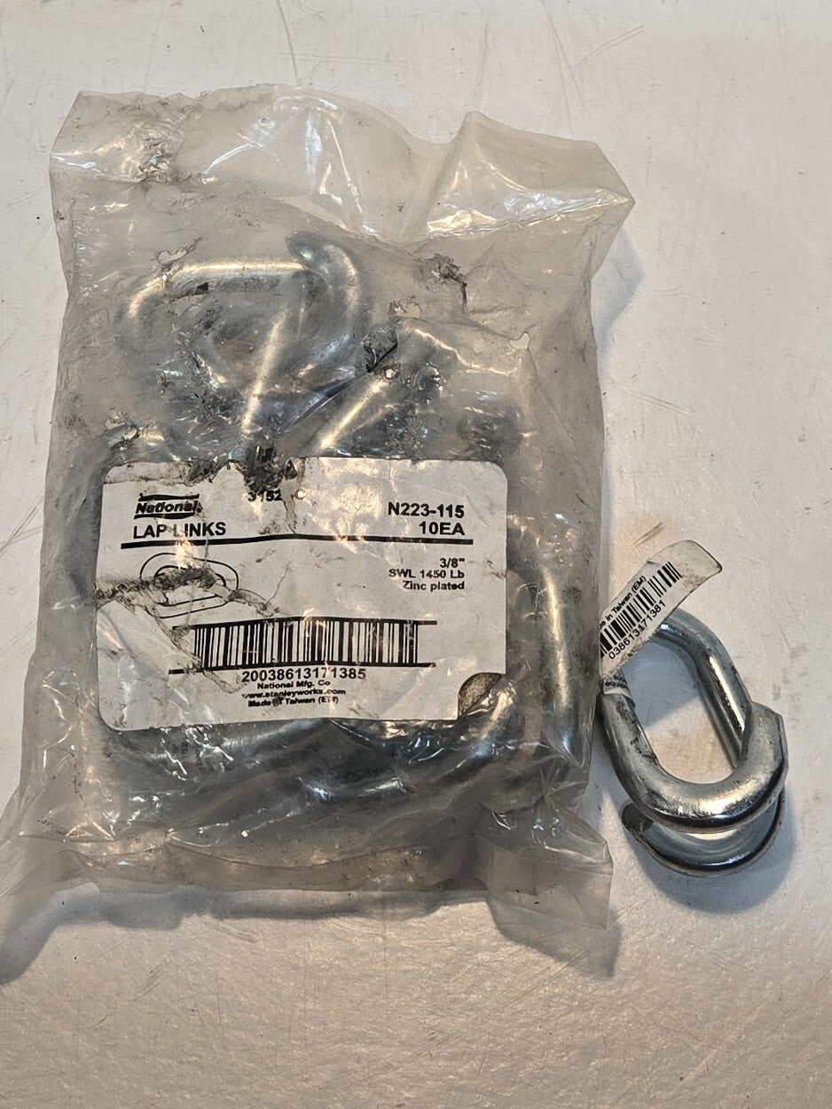 10 Quantity of National 3/8" Lap Links N223-115 | 20038613171385 (10 Quantity)