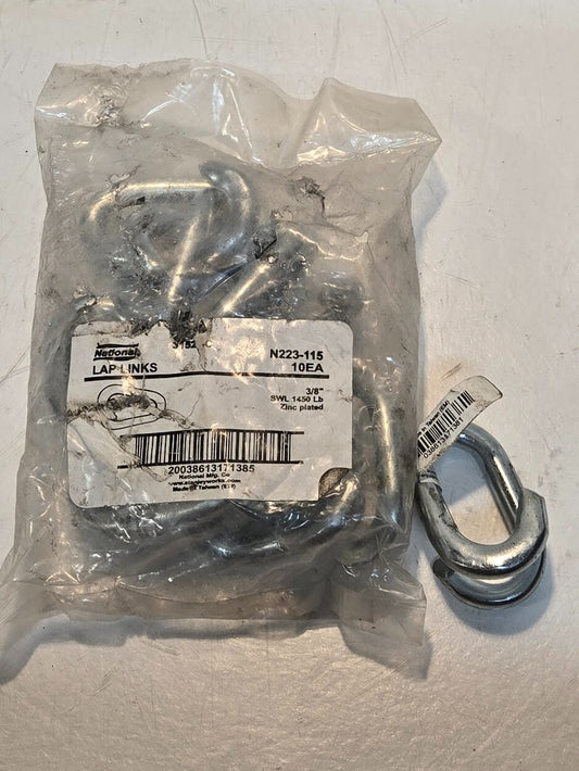 10 Quantity of National 3/8" Lap Links N223-115 | 20038613171385 (10 Quantity)