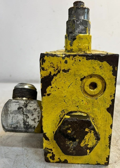 Hydraulic Control Manifold Block Assembly Dual Cartrigde Relief Valves