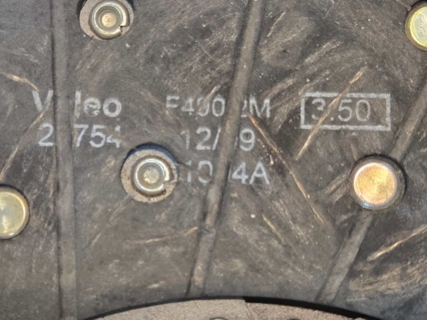 Valeo Clutch Friction Plate F490 2M | 3.50 11.04A 10.4A | 11.75" OD 10 Spline