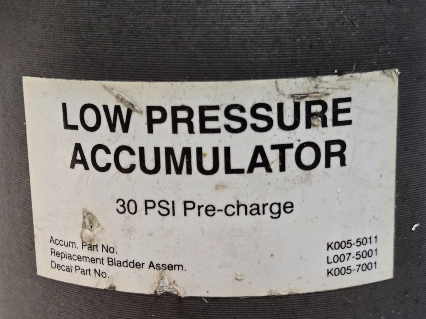 Nok Accumulator Minilator MB300-1000-90 | WP29.4M TP44.1M | 61831 | K005-5011