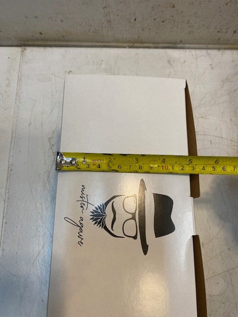 Box of Mister Agave Standard Black Agave Wrapped Straws 8.25 Inch 2000 Straws