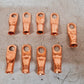 9 Quantity of CarQuest Copper Crimp Lugs 4GA BP332 | 14009 (9 Qty)