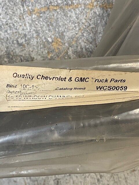 Chevrolet & GMC Truck Parts WCS0059 Window Channel Set