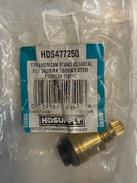 HD Supply HDS477250 For American Stand Aquaseal Hot Lav/Sink Tb/Shwr Stem 706112